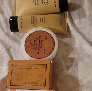Scottish Fine Soaps Oatmeal 3Pc Bundle: Bar Soap + Body Butter + Body Scrub